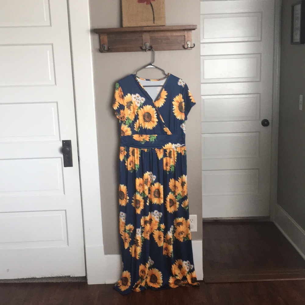 Sunflower Maxi Dress